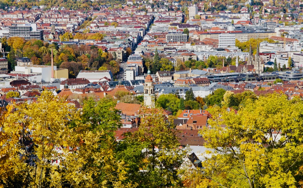 Stadtansicht Stuttgart für den Autoankauf-Standort
